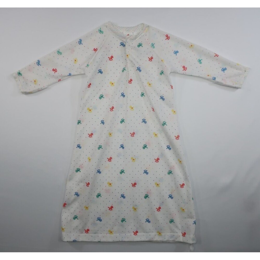 Vintage Healthtex Layette Sleep Sack Bag Baby Rocking Horse Newborn Health Tex